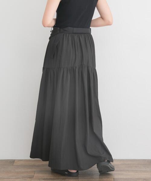 ITEMS URBANRESEARCH（アイテムズ アーバンリサーチ）の「ノースリーブドッキングワンピース（ワンピース・レディース・ベージュ/カーキ/ブラック・FREE）」の6枚目の写真