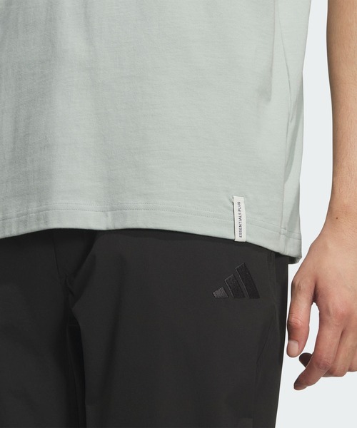 adidas(アディダス)の「エッセンシャルズ プラス ルーズフィット スリーストライプス シングルジャージー半袖Tシャツ / アディダス adidas(Tシャツ/カットソー・メンズ・グリーン・XX-LARGE/3XL/LARGE/MEDIUM/SMALL/X-LARGE/X-SMALL)」の3枚目の写真