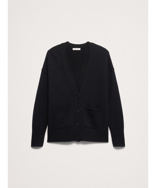 Banana Republic（バナナリパブリック）の「LS CASHMERE OVERSIZED BF CARDIGAN（ニット/セーター・レディース・ブラック/その他・L/XS/M/S）」の5枚目の写真