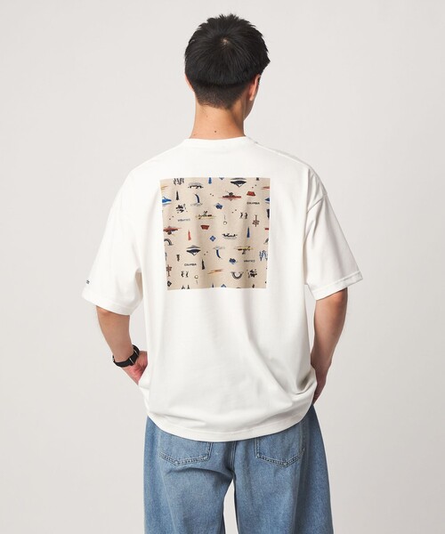 Columbia(コロンビア)の「【別注】<Columbia>GLR Jonas グラフィック 半袖 Tシャツ(Tシャツ/カットソー・メンズ・ホワイト/ダークグリーン/ナチュラル/その他1・L/M)」の4枚目の写真