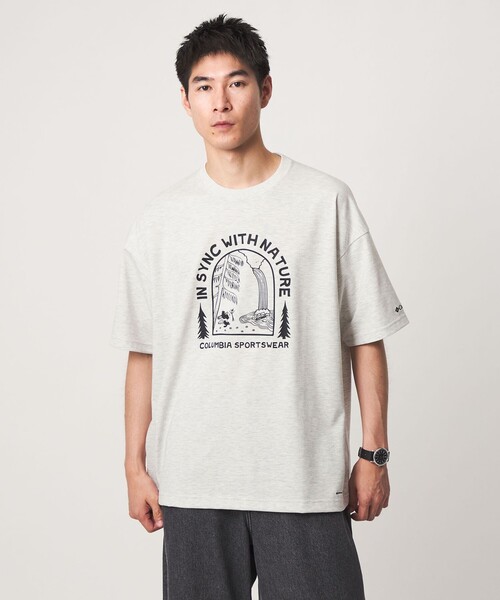 Columbia(コロンビア)の「【別注】<Columbia>GLR Jonas グラフィック 半袖 Tシャツ(Tシャツ/カットソー・メンズ・ホワイト/ダークグリーン/ナチュラル/その他1・L/M)」の2枚目の写真