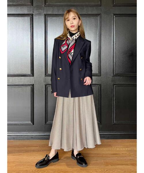 DRESSTERIOR(ドレステリア)の「ウールブレンド ブレザー(テーラードジャケット・レディース・ネイビー・38/36/34)」の15枚目の写真