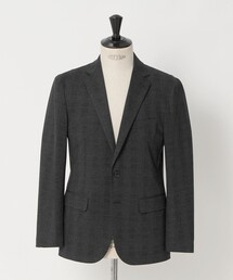 A DAY IN THE LIFE UNITED ARROWS（アデイインザライフユナイテッドアローズ）の「ポンチプリント 2ボタン ジャケット-セットアップ対応-<A DAY IN THE LIFE>（ノーカラージャケット）」