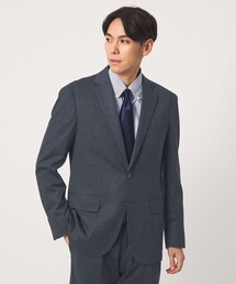 A DAY IN THE LIFE UNITED ARROWS（アデイインザライフユナイテッドアローズ）の「ポンチプリント 2ボタン ジャケット-セットアップ対応-<A DAY IN THE LIFE>（ノーカラージャケット）」