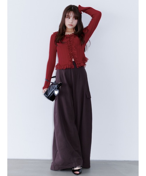 SNIDEL（スナイデル）の「バリエカーゴパンツ（その他パンツ・レディース・レッド/ブラウン/グレー/ライトブルー・0/1）」の5枚目の写真