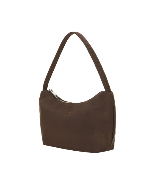 NICK&NICOLE(ニックアンドニコール)の「NICOLE NYLON MINI HOBO BAG_BROWN(ショルダーバッグ・レディース・その他・FREE)」の2枚目の写真