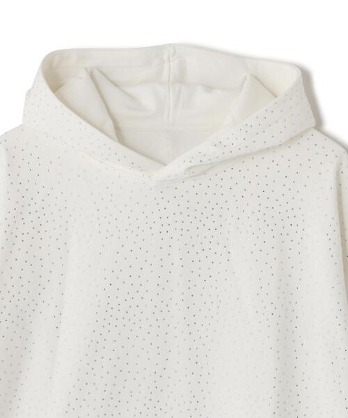 DANKE SCHON（ダンケシェーン）の「【WEB&DEPOT限定】DankeSchon/ダンケシェーン/RHINESTONE PULL HOODIE（パーカー・レディース・ブラック/ホワイト・L/M/S）」の5枚目の写真