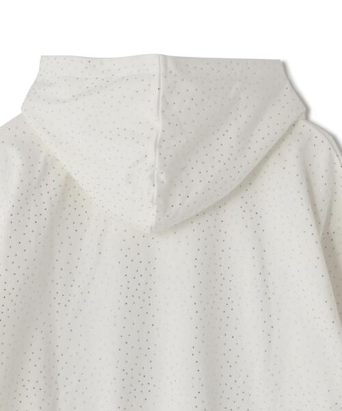 DANKE SCHON（ダンケシェーン）の「【WEB&DEPOT限定】DankeSchon/ダンケシェーン/RHINESTONE PULL HOODIE（パーカー・レディース・ブラック/ホワイト・L/M/S）」の8枚目の写真