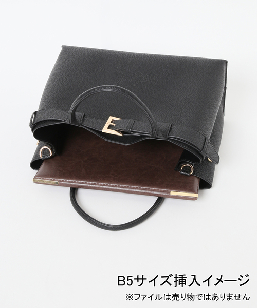 LE TALON（ルタロン）の「LE TALON Classic Belt トート（トートバッグ・レディース・ベージュ/ブラック・FREE）」の4枚目の写真