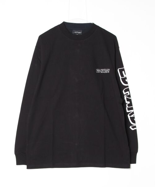ED HARDY ルーズサイズ長袖Tシャツ（Tシャツ/カットソー）｜Ed Hardy