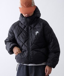 Perushu(�y���[�V��)��Diamond Quilted Volume Puffer Hood Jacke�^�_�C���L���g �{�����[�� �p�t�@�[�t�[�h�W���P�b�g(�u���]��)