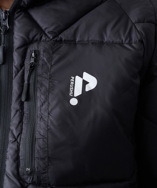 Perushu(ペルーシュ)の「Diamond Quilted Volume Puffer Hood Jacke/ダイヤキルト ボリューム パファーフードジャケット(ブルゾン・メンズ・ライトブルー/ブラック/カーキ/ベージュ・MEDIUM/SMALL/LARGE)」の16枚目の写真