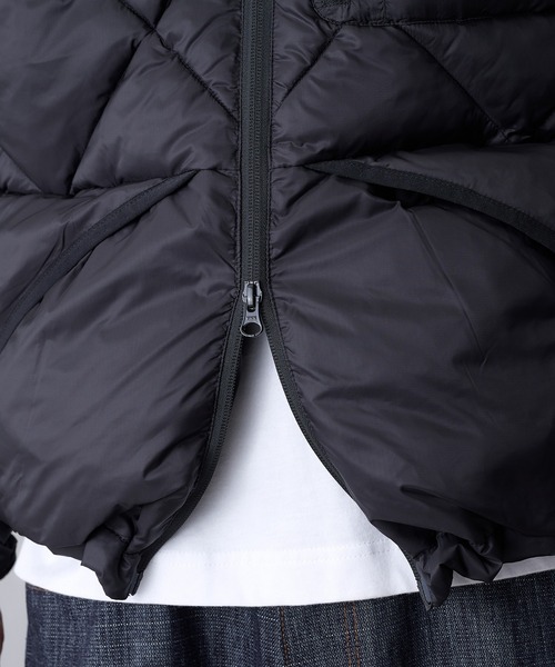 Perushu(ペルーシュ)の「Diamond Quilted Volume Puffer Hood Jacke/ダイヤキルト ボリューム パファーフードジャケット(ブルゾン・メンズ・ライトブルー/ブラック/カーキ/ベージュ・MEDIUM/SMALL/LARGE)」の19枚目の写真