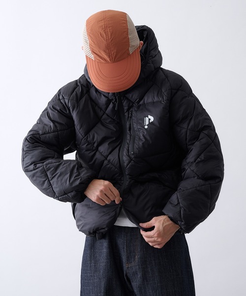 Perushu(ペルーシュ)の「Diamond Quilted Volume Puffer Hood Jacke/ダイヤキルト ボリューム パファーフードジャケット(ブルゾン・メンズ・ライトブルー/ブラック/カーキ/ベージュ・MEDIUM/SMALL/LARGE)」の5枚目の写真