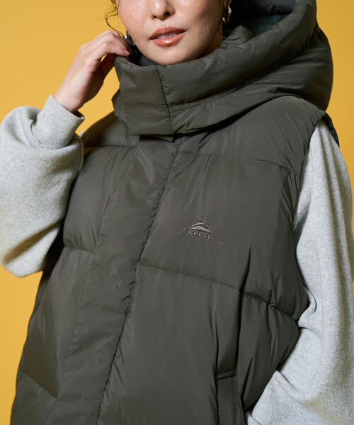 FREAK'S STORE(フリークスストア)の「限定展開 KELTY × FREAK'S STORE/ケルティ 別注 サーモライト 中綿 2WAY フーディーベスト(その他アウター・レディース・ブラック/オリーブ/ベージュ・フリ-)」の7枚目の写真