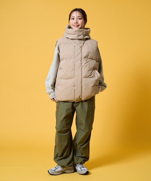 FREAK'S STORE(フリークスストア)の「限定展開 KELTY × FREAK'S STORE/ケルティ 別注 サーモライト 中綿 2WAY フーディーベスト(その他アウター・レディース・ブラック/オリーブ/ベージュ・フリ-)」の16枚目の写真