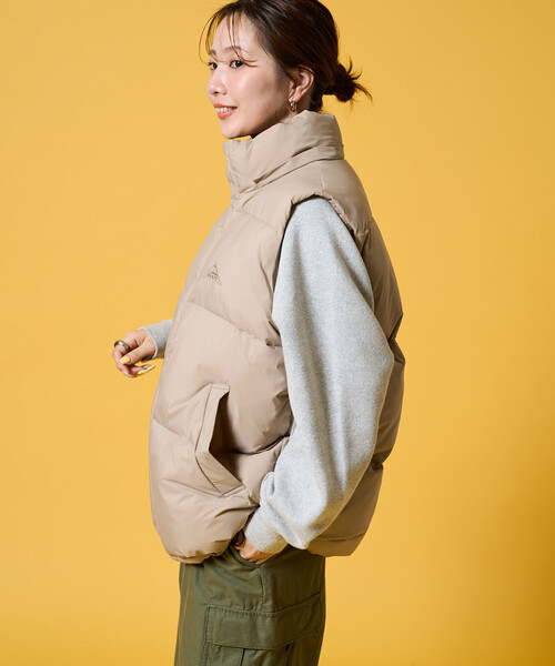 FREAK'S STORE(フリークスストア)の「限定展開 KELTY × FREAK'S STORE/ケルティ 別注 サーモライト 中綿 2WAY フーディーベスト(その他アウター・レディース・ブラック/オリーブ/ベージュ・フリ-)」の20枚目の写真