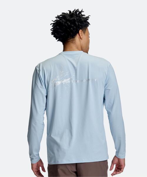 UNDER ARMOUR(アンダーアーマー)の「UAストレッチ グラフィック ロングスリーブ シャツ(トレーニング/メンズ)(Tシャツ/カットソー・メンズ・グレー系その他・3XL/S/XL/2XL/M/L)」の2枚目の写真