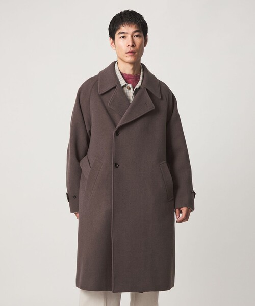 green label relaxing(グリーンレーベルリラクシング)の「SENTDALE WOOL トレンチコート(トレンチコート・メンズ・ダークグレー/モカ・S/M/L/XL)」の16枚目の写真