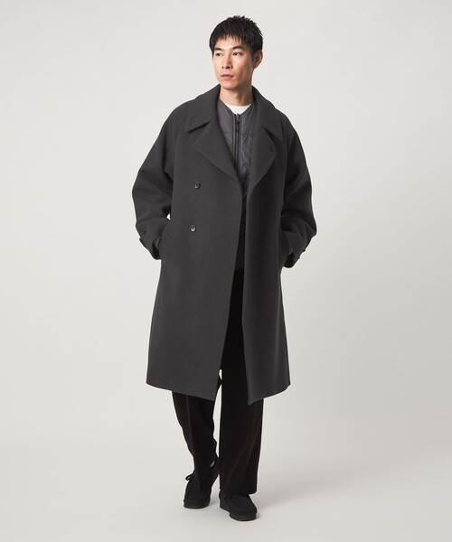 green label relaxing(グリーンレーベルリラクシング)の「SENTDALE WOOL トレンチコート(トレンチコート・メンズ・ダークグレー/モカ・S/M/L/XL)」の18枚目の写真