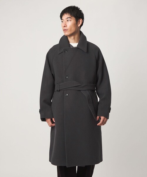 green label relaxing(グリーンレーベルリラクシング)の「SENTDALE WOOL トレンチコート(トレンチコート・メンズ・ダークグレー/モカ・S/M/L/XL)」の19枚目の写真