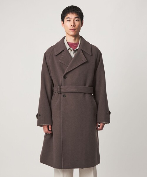 green label relaxing(グリーンレーベルリラクシング)の「SENTDALE WOOL トレンチコート(トレンチコート・メンズ・ダークグレー/モカ・S/M/L/XL)」の20枚目の写真