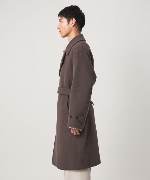 green label relaxing(グリーンレーベルリラクシング)の「SENTDALE WOOL トレンチコート(トレンチコート・メンズ・ダークグレー/モカ・S/M/L/XL)」の9枚目の写真
