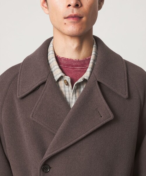green label relaxing(グリーンレーベルリラクシング)の「SENTDALE WOOL トレンチコート(トレンチコート・メンズ・ダークグレー/モカ・S/M/L/XL)」の11枚目の写真