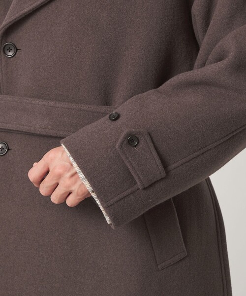 green label relaxing(グリーンレーベルリラクシング)の「SENTDALE WOOL トレンチコート(トレンチコート・メンズ・ダークグレー/モカ・S/M/L/XL)」の12枚目の写真