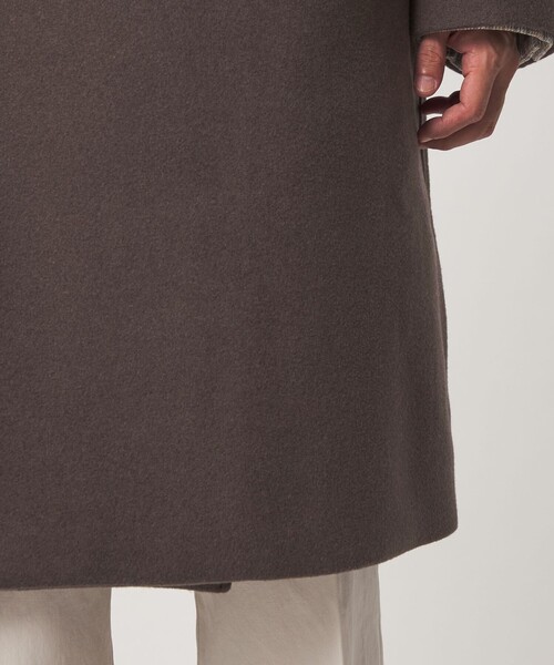 green label relaxing(グリーンレーベルリラクシング)の「SENTDALE WOOL トレンチコート(トレンチコート・メンズ・ダークグレー/モカ・S/M/L/XL)」の13枚目の写真