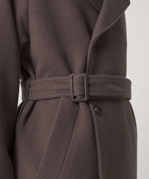 green label relaxing(グリーンレーベルリラクシング)の「SENTDALE WOOL トレンチコート(トレンチコート・メンズ・ダークグレー/モカ・S/M/L/XL)」の4枚目の写真