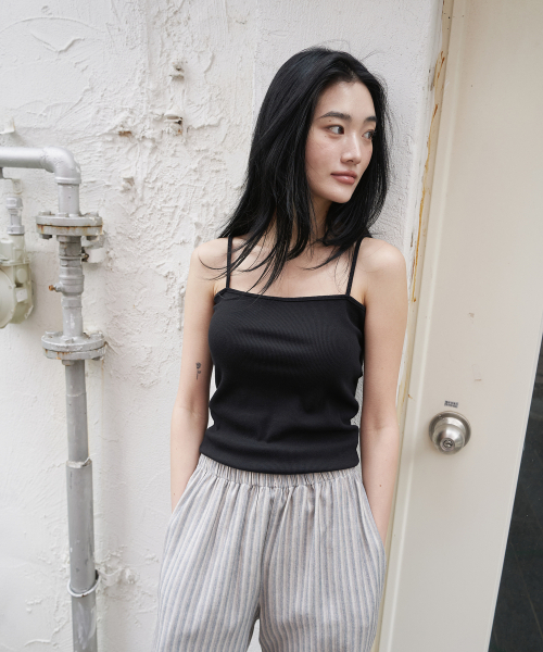 JULIAPEPE(ジュリアペペ)の「String Sleeveless (2 Colours)(Tシャツ/カットソー・レディース・ブラック・FREE)」の3枚目の写真