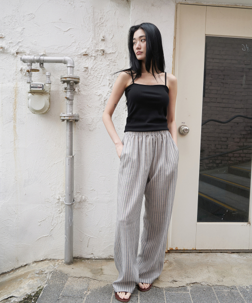 JULIAPEPE(ジュリアペペ)の「String Sleeveless (2 Colours)(Tシャツ/カットソー・レディース・ブラック・FREE)」の4枚目の写真