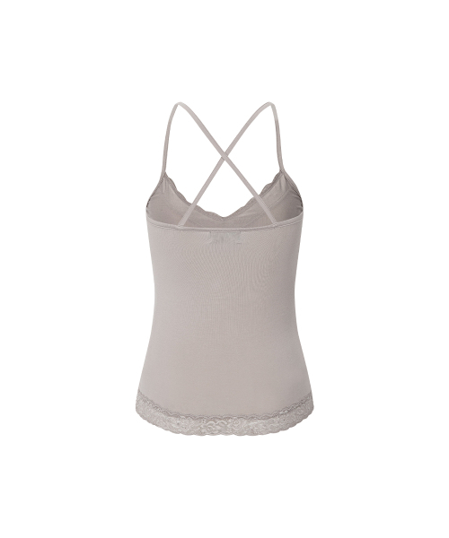 PLEASENOFOLLOW（プリーズノーフォロー）の「Seah Lace Sleeveless Top (Skin Beige)（Tシャツ/カットソー・レディース・その他・FREE）」の2枚目の写真