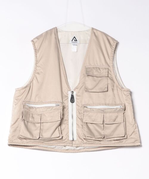 +phenix(プラスフェニックス)の「+phenix/プラスフェニックス/MULTI UTILITY VEST(その他アウター・メンズ・ホワイト・3)」の1枚目の写真