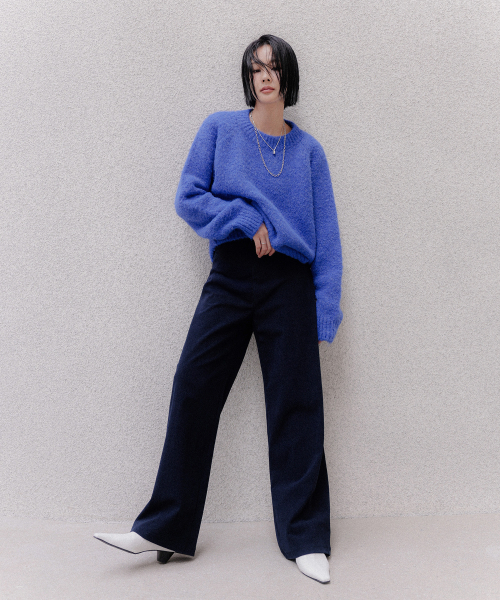 MEMUA（メムア）の「コラム コーデュロイ ワイドパンツ（その他パンツ・レディース・ネイビー/ブラウン/ブラック・SMALL/MEDIUM/LARGE）」の5枚目の写真