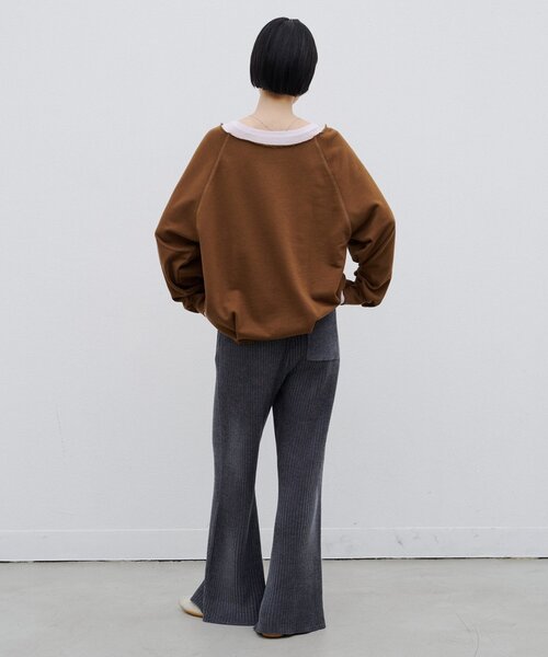 CIAOPANIC TYPY（チャオパニックティピー）の「∴【SML展開】モールニットフレアパンツ（その他パンツ・レディース・ブラック/ブラウン/グレー/レッド・SMALL/MEDIUM/LARGE）」の21枚目の写真
