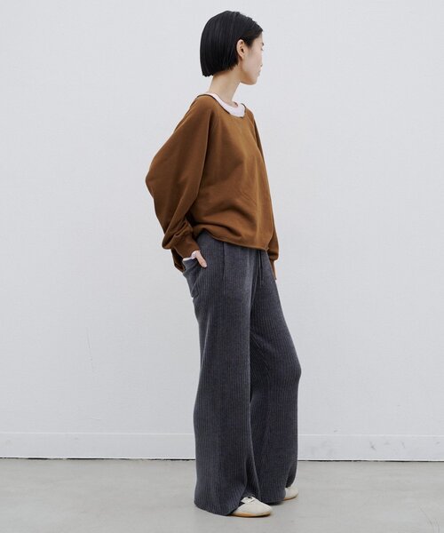CIAOPANIC TYPY（チャオパニックティピー）の「∴【SML展開】モールニットフレアパンツ（その他パンツ・レディース・ブラック/ブラウン/グレー/レッド・SMALL/MEDIUM/LARGE）」の22枚目の写真