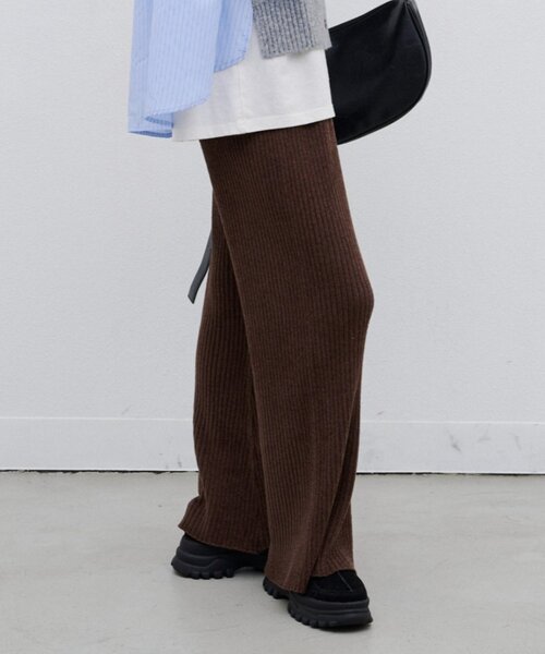 CIAOPANIC TYPY（チャオパニックティピー）の「∴【SML展開】モールニットフレアパンツ（その他パンツ・レディース・ブラック/ブラウン/グレー/レッド・SMALL/MEDIUM/LARGE）」の20枚目の写真