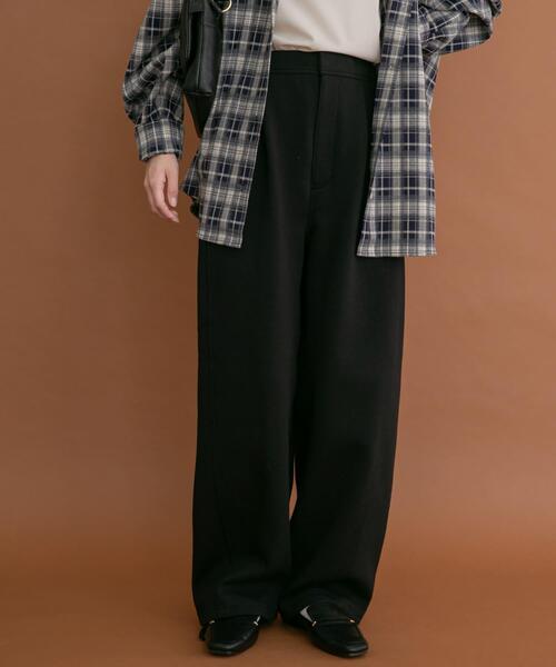 ITEMS URBANRESEARCH（アイテムズ アーバンリサーチ）の「ダンボールバレルパンツ（その他パンツ・レディース・グレー/ブラック・FREE）」の6枚目の写真