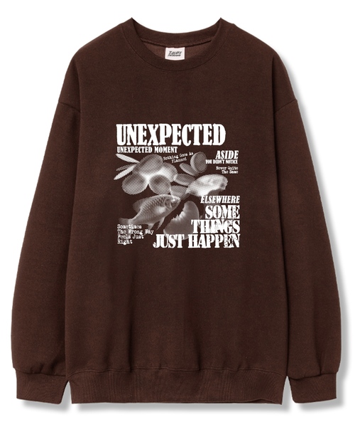 TI.GLAKE(ティーグレイク)の「A.SIDE オーバーサイズ 裏毛スウェットTシャツ 6カラー(スウェット・レディース・ブラック/ネイビー/ブラウン/グレー/クリーム/チャコール・LARGE/X-LARGE/XX-LARGE)」の4枚目の写真