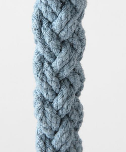 Another Edition（アナザーエディション）の「CASSELINマクラメ編みショルダー/CASSELIN MACRAME SHLD◆（ショルダーバッグ・レディース・オフホワイト/ベージュ/ライトブルー・FREE）」の8枚目の写真