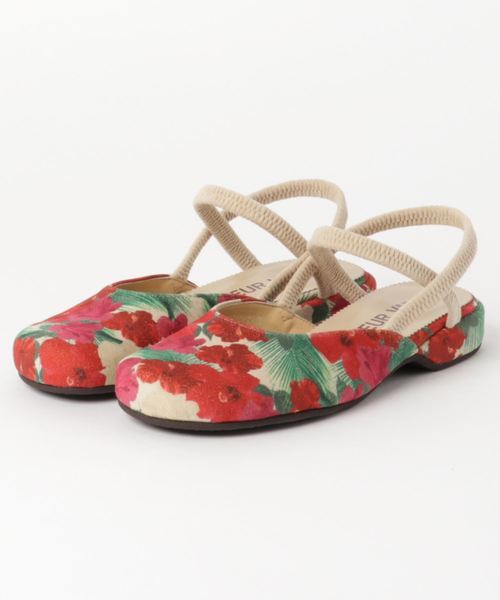 COULEURVARIE�i�N���[���o���G�j�́u�_�u���X�g���b�v�T���_�� �R���t�H�[�g�T���_�� �y�N���[���o���G/COULEURVARIE�z�i�T���_���j�v�b���b�h�n���̑�4