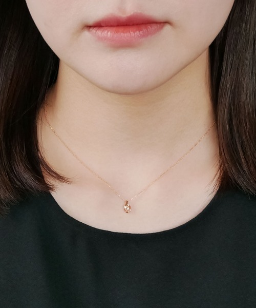 VENDOME AOYAMA(ヴァンドーム青山)の「K18PG ダイヤモンド ベーシック ネックレス(ネックレス・レディース・ピンクゴールド・40cm)」の4枚目の写真