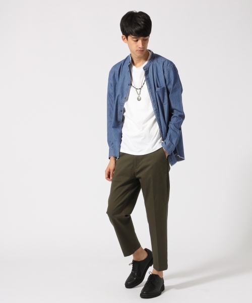 RAGEBLUE（レイジブルー）の「【日本製コットン使用】ストレッチチノアンクルパンツ/726249（その他パンツ・メンズ・キャメル/ネイビー/オリーブ/ブラック・SMALL/LARGE/MEDIUM）」の11枚目の写真