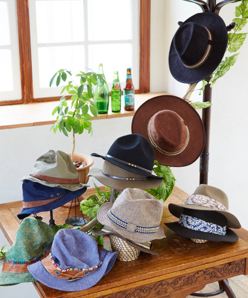 チャイハネ（チャイハネ）の「【チャイハネ】バンダナ柄テープつば広ハット（ハット・レディース・ブラウン/カーキ・FREE）」の13枚目の写真