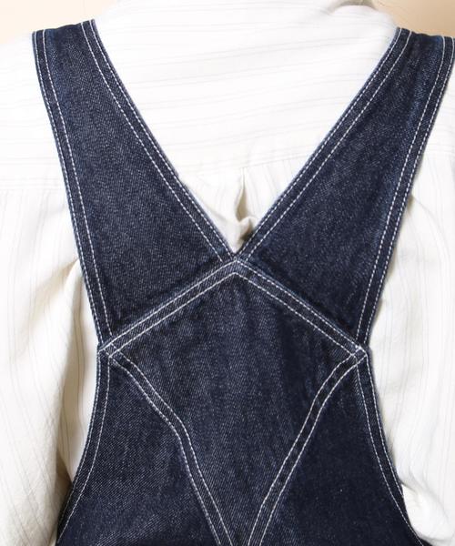 coen(コーエン)の「SMITHデニムオーバーオールパンツ(サロペット/オーバーオール・レディース・ネイビー・LARGE/MEDIUM)」の10枚目の写真
