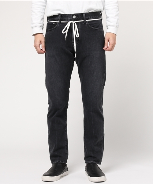 SHIPS JET BLUE（シップスジェットブルー）の「SHIPS JET BLUE: スタンダート ブラック デニム（デニムパンツ・メンズ・ブラック・SMALL/LARGE/MEDIUM）」の4枚目の写真