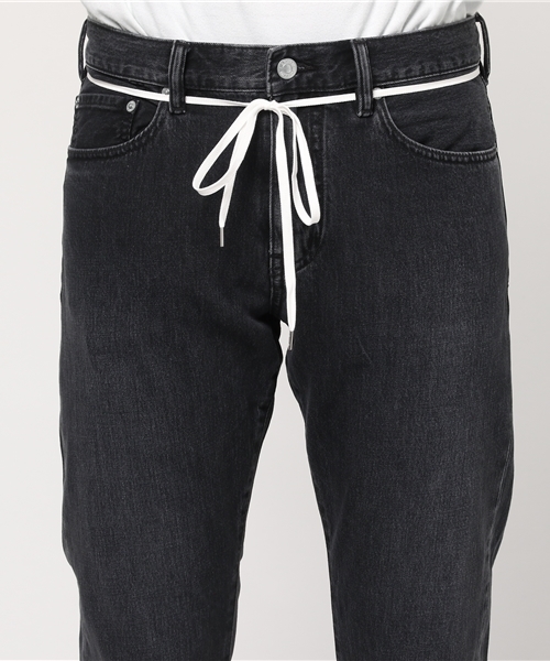 SHIPS JET BLUE（シップスジェットブルー）の「SHIPS JET BLUE: スタンダート ブラック デニム（デニムパンツ・メンズ・ブラック・SMALL/LARGE/MEDIUM）」の5枚目の写真