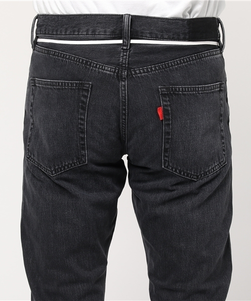 SHIPS JET BLUE（シップスジェットブルー）の「SHIPS JET BLUE: スタンダート ブラック デニム（デニムパンツ・メンズ・ブラック・SMALL/LARGE/MEDIUM）」の6枚目の写真